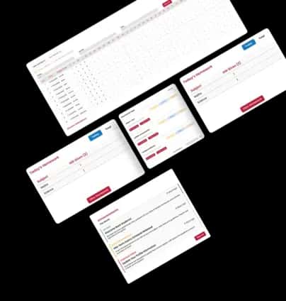 School management system dashboard